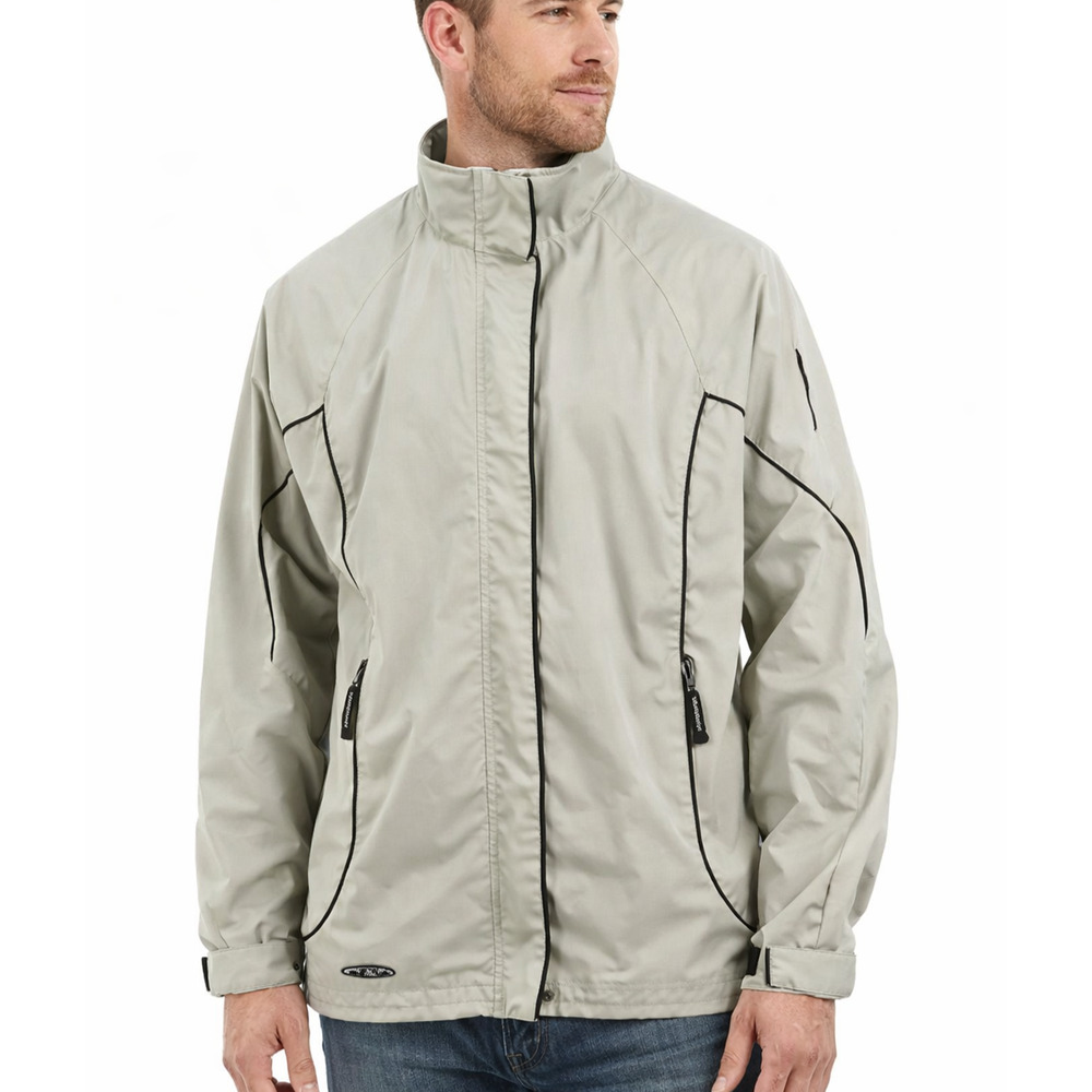 Stormtech Soft Shell Jacket Men’s XL Tan Khaki Beige Full Zip Delphi 2003 Tag